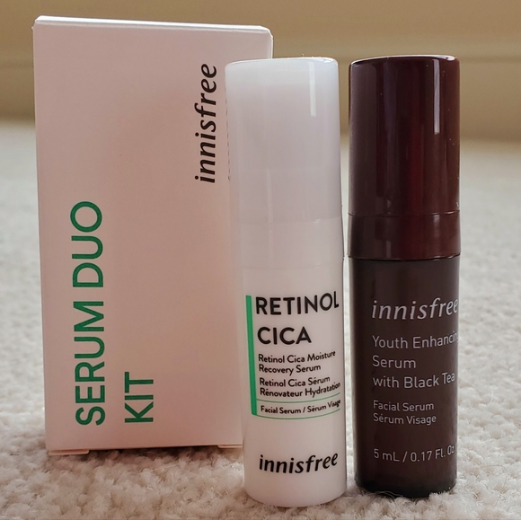 Innisfree Youth Enhancing Serum  Retinol Cica Moisture Recovery Green Tea Seed - Picture 5 of 6
